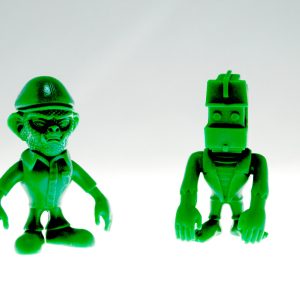 Green Polyester Pals PlaidStallions